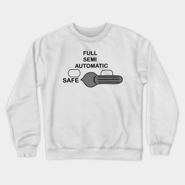 Full Semi Auto Crewneck Sweatshirt by 1790Designs